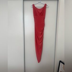 Norma Kamali Vibrant Red Maxi Dress